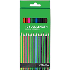 Treeline Full Length Pencil Crayons 12's
